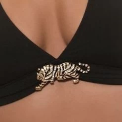 Triangel-Bikini TIGER Von Rebecca -Modische Unterwäsche 10 04 tiger close quadrat rebecca