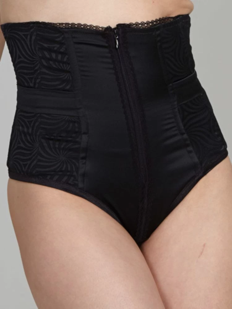 Satin Taillen-Slip GILIAN DOLLY Schwarz Von Cadolle 5 Satin Taillen-Slip GILIAN DOLLY Schwarz Von Cadolle – Bild 3