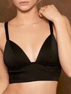 Seide Triangel BH GLORIA SMOCK Von Cadolle 14 Seide Triangel BH GLORIA SMOCK Von Cadolle -Modische Unterwäsche 1120acb bustier schwarz gloria soie smock noire cadolle 1