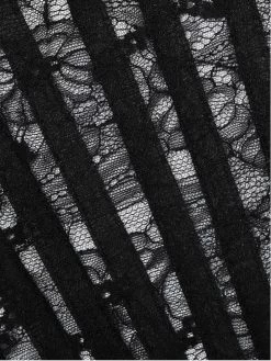 Spitze Korsett MALIA JULIETTE NOIRE Schwarz Von Cadolle -Modische Unterwäsche 3136jb korsett schwarz malia juliette corset noire cadolle 5