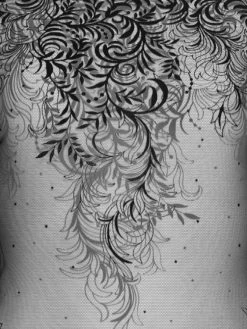 Langarm-Body ARABESQUE Tüll Schwarz Von Cadolle 12 Langarm-Body ARABESQUE Tüll Schwarz Von Cadolle -Modische Unterwäsche 4068dl body arabesque schwarz 3