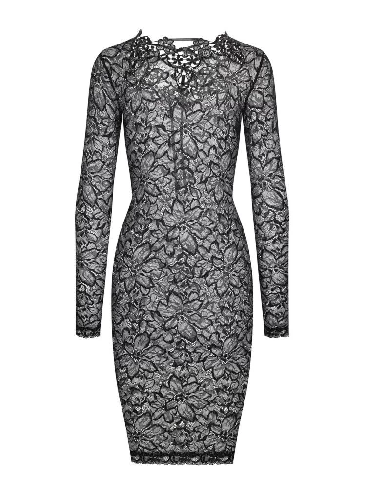 Lingerie Kleid OPERA CARMEN Spitze Schwarz Von Cadolle 5 Lingerie Kleid OPERA CARMEN Spitze Schwarz Von Cadolle – Bild 3