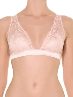 Seide Triangel- BH WEDDING Puder-rosa Von Ritratti -Modische Unterwäsche 71129 trianglebra pink ritratti 1 1