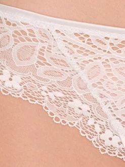 Spitze Brasiliana Mit Seide WEDDING Silber-grau Von Ritratti -Modische Unterwäsche 71134 wedding brasiliana grey ritratti 2