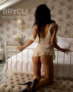 Bracli Negligé LOLITA Aus Spitze 24 Bracli Negligé LOLITA Aus Spitze -Modische Unterwäsche baby doll lolita creme bracli perlen dessous 3 2