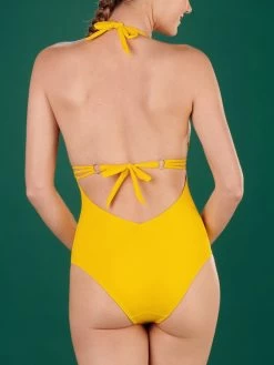 Neckholder Badeanzug GUILIA 61 Von Pain De Sucre 13 Neckholder Badeanzug GUILIA 61 Von Pain De Sucre -Modische Unterwäsche badeanzug gelb giuilia pain de sucre 3