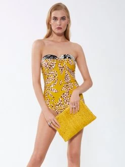 Bandeau Badeanzug SANTORINI Maisgelb Von Fürstenberg -Modische Unterwäsche badeanzug mais bunt 278 38075 fuerstenberg