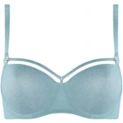 Balconette BH SPACE ODYSSEY STYLE Shining Blue And Silver C-Cup Von Marlies Dekkers
