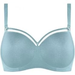 Balconette BH SPACE ODYSSEY STYLE Shining Blue And Silver D-Cup Von Marlies Dekkers