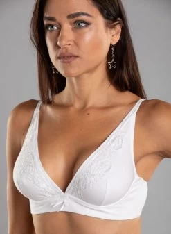 Triangel Bralette Baumwolle PIACEVOLE Cotone Candy Von Cotton Club -Modische Unterwäsche baumwolle gb5 bh piacevole bustier weiss cotton club 2 cotone candy
