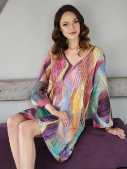 Baumwolle Batist Tunika JETTE Bunt Von Gattina -Modische Unterwäsche baumwolle tunika jette 391243 bunt gattina 2