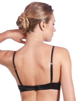 Balconette BH BLACK SWAN Mit Spitze Und Strass Von Prelude Milano -Modische Unterwäsche bh buegel balconette schwarz ys280 black swan prelude 2