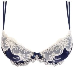 Gefütterter Seiden BH SPLENDEUR SOIE Von Lise Charmel 40 Gefütterter Seiden BH SPLENDEUR SOIE Von Lise Charmel -Modische Unterwäsche bh gefuettert seide acc8580d marine 5197 splendeur soie lise charmel 2 1