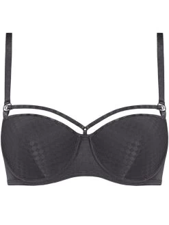 Balconette BH SPACE ODYSSEY STYLE Checkered Steel B Bis C Von Marlies Dekkers -Modische Unterwäsche bh grau kariert 19550 space odyssey marlies dekkers