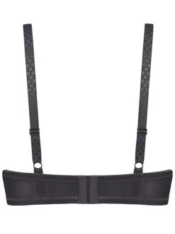 Balconette BH SPACE ODYSSEY STYLE Checkered Steel D Bis E Von Marlies Dekkers -Modische Unterwäsche bh grau kariert 195501 space odyssey marlies dekkers 1