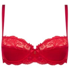 Seiden BH SPLENDEUR SOIE Von Lise Charmel 24 Seiden BH SPLENDEUR SOIE Von Lise Charmel -Modische Unterwäsche bh halbschale seide acc3080b rot 2478 splendeur soie lise charmel 2