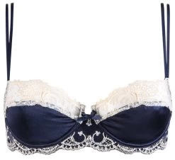 Seiden BH SPLENDEUR SOIE Von Lise Charmel 34 Seiden BH SPLENDEUR SOIE Von Lise Charmel -Modische Unterwäsche bh halbschale seide acc3080c marine 5197 splendeur soie lise charmel 2
