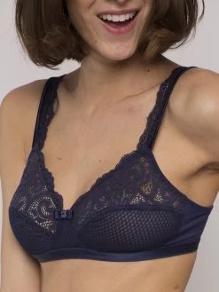 Spitze Softcup-BH GABY Von Maison Lejaby -Modische Unterwäsche bh nachtblau 13843 gaby maison lejaby 1 2