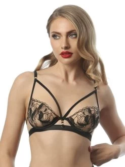 Bügel-BH BH RITA Schwarz Von Prelude Milano -Modische Unterwäsche bh schwarz ys314 prelude 5