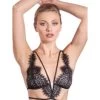 Triangel Longline BLACK SWAN BH Aus Spitze Von Prelude Milano