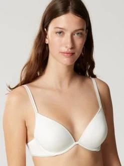 Triangel Vollschale BH NUAGE PUR Von Maison Lejaby -Modische Unterwäsche bh wei lile 5537 nuage pur maison lejaby 1