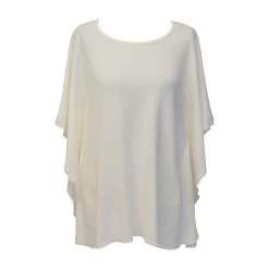 Kuschel-Baumwolle Poncho / Bigshirt CASUAL Von GATTINA -Modische Unterwäsche bigshirt casual 384397 vanille gattina 2