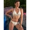 Triangel Neckholder Bikini CREME Von Cotton Club Mare