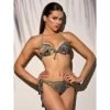 Push-Up Bikini METALLIC Grün-bunt Von Cotton Club Mare -Modische Unterwäsche bikini metallic blau gruen cotton clug mare