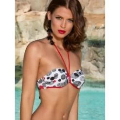 Bandeau Neckholder Bikini PUNKTE Von Cotton Club Mare