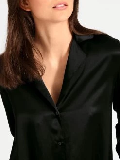 100% Seide Bluse TOI MON AMOUR Viele Farben Von Aubade -Modische Unterwäsche bluse schwarz seide toi mon amour qs44 noir aubade 1 1