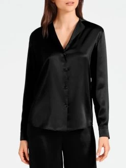 100% Seide Bluse TOI MON AMOUR Viele Farben Von Aubade -Modische Unterwäsche bluse schwarz seide toi mon amour qs44 noir aubade 2 6