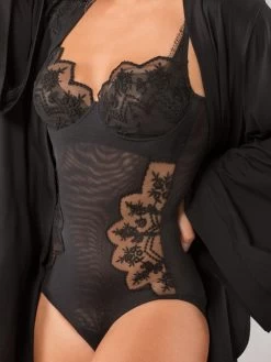 Body Tüll GRIGNY Von Cotton Club Oro Baroque -Modische Unterwäsche body grigny da3 schwarz cotton club 2