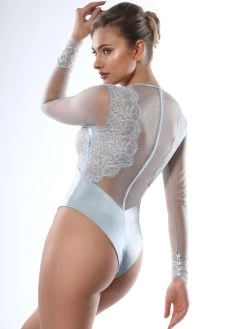 Langarm Body VALSE CRYSTAL Von Prelude Milano 9 Langarm Body VALSE CRYSTAL Von Prelude Milano -Modische Unterwäsche body langarm crystal blau yh325 valse prelude 2