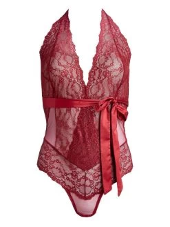Spitze Body ROSALIE Weinrot Von Escora 12 Spitze Body ROSALIE Weinrot Von Escora -Modische Unterwäsche body spitze rot 3845 e259 556 rosalie escora 2