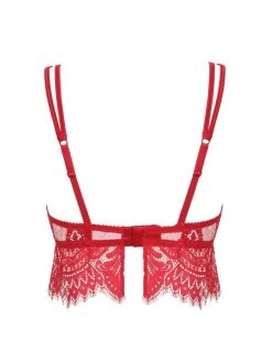 Bralette BLACK SWAN Spitze Von Prelude Milano -Modische Unterwäsche bralette buegel bh spitze ys284 rot black swan prelude milano 4