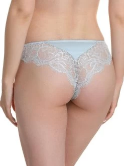 Brazilian Spitzen Slip VALSE Von Prelude Milano -Modische Unterwäsche brazilian slip spitze yd323 eisblau prelude milano 2