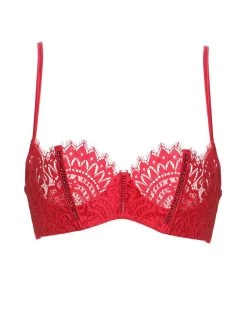 Balconette BH BLACK SWAN Mit Spitze Und Strass Von Prelude Milano -Modische Unterwäsche buegel bh balconette ys280 rot black swan prelude milano