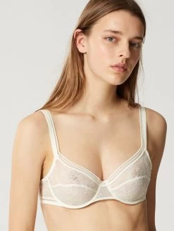 Tüllspitze Bügel-BH MISS LEJABY Von Maison Lejaby -Modische Unterwäsche buegel bh wei 16433 miss lejaby maison lejaby 1 1