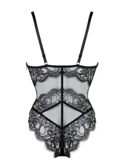 Brazilian Bügel Body VALSE CRYSTAL Von Prelude Milano -Modische Unterwäsche buegel body crystal yh326 schwarz valse.prelude milano 4 1