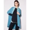 Cape KUSCHELBAUMWOLLE Von Chiara Fiorini 1 Cape KUSCHELBAUMWOLLE Von Chiara Fiorini -Modische Unterwäsche cape jacke kuschel baumwolle pavone cf1314 chiara fiorini