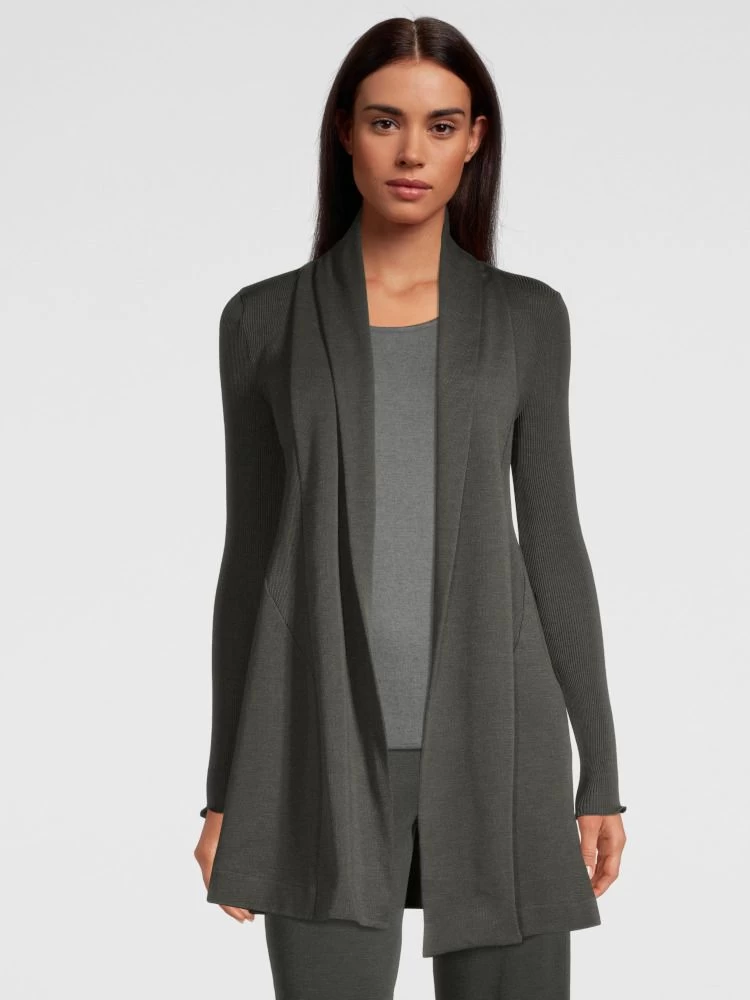 Merino Wolle-Seide CARDIGAN Strickjacke Von Oscalito 11 Merino Wolle-Seide CARDIGAN Strickjacke Von Oscalito – Bild 9