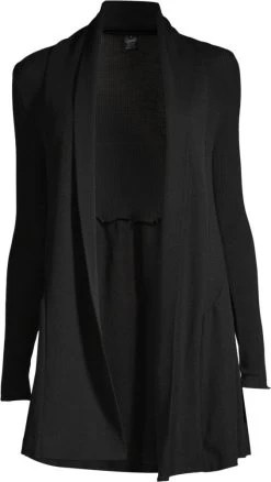 Merino Wolle-Seide CARDIGAN Strickjacke Von Oscalito 14 Merino Wolle-Seide CARDIGAN Strickjacke Von Oscalito -Modische Unterwäsche cardigan lang wolle seide schwarz 3463 oscalito 2 1