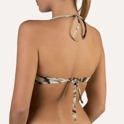 Bügel Bikini AFRIKA Schwarz-creme Von Cotton Club Mare -Modische Unterwäsche cx3 reggiseno 02