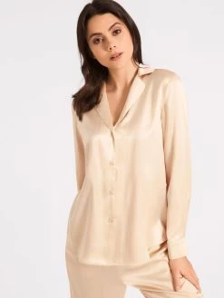 100% Seide Bluse TOI MON AMOUR Viele Farben Von Aubade -Modische Unterwäsche damenbluse seide qs44 blond aubade 3 1