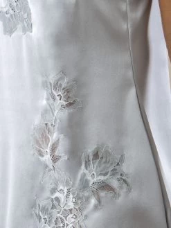 Seta Superior Seiden-Negligé SPLENDIDA Luxus Cotton Club -Modische Unterwäsche farbfeld seide spitze silber seta superior cotton club 1 2 1 1 1