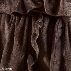 Plüsch-Hausmantel DOUCE Mittel-lang Weich Marjolaine -Modische Unterwäsche fleece morgenmantel nuss douce marjolaine 8