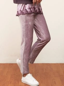 Lounge-Hose MODAL SAMT Von Chiara Fiorini -Modische Unterwäsche freizeit hose modal samt flieder cf1902 chiara fiorini 2 1 1