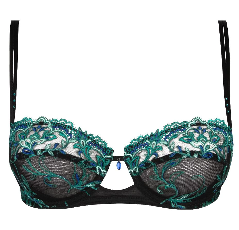 Halbschalen BH SECRETE EMERAUDE Aus Spitze Von Lise Charmel 5 Halbschalen BH SECRETE EMERAUDE Aus Spitze Von Lise Charmel – Bild 3