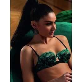 Halbschalen BH SECRETE EMERAUDE Aus Spitze Von Lise Charmel 3 Halbschalen BH SECRETE EMERAUDE Aus Spitze Von Lise Charmel