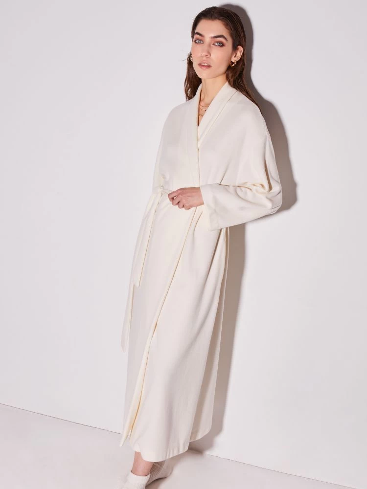 Hausmantel PANNA Cremeweiß Von Chiara Fiorini 4 Hausmantel PANNA Cremeweiß Von Chiara Fiorini – Bild 2